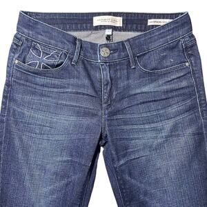 Habitual Denim Gryphon Mini Boot Bootcut Blue Jeans El Dorado Dark Wash Size 26